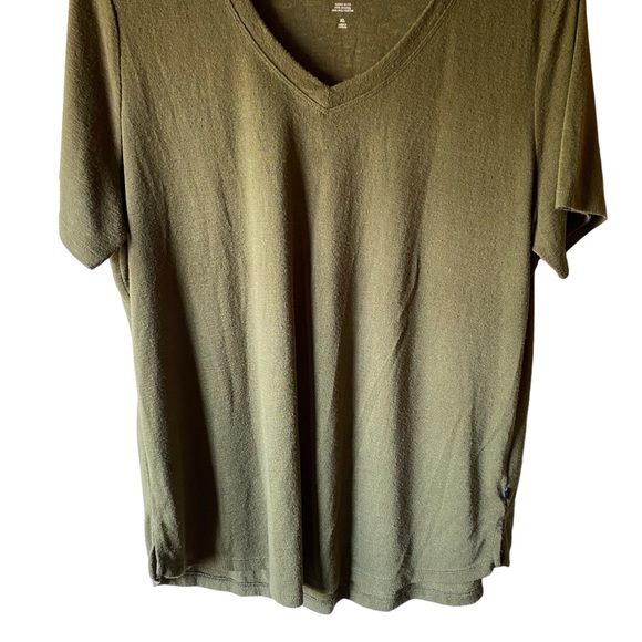 Gap Men’s Short Sleeve Crew-neck Sweat T-shirt Green Size XL - Picture 4 of 14